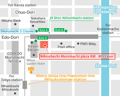 Access Map to Head Office